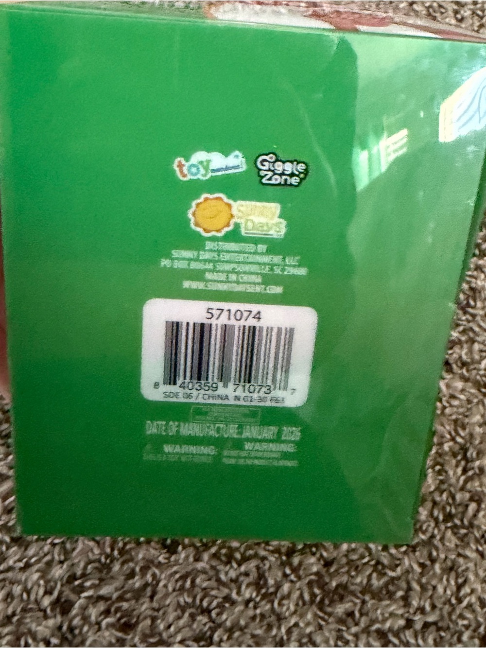 Sunny days Squeezy Peach Stress Relief Toy - Picture 6 of 6